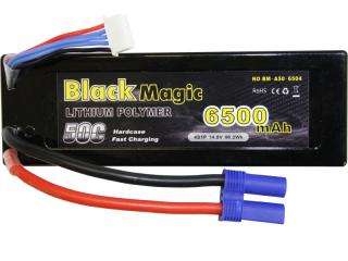 Black Magic LiPol Car 14.8V 6500mAh 50C EC5 akkumulátor