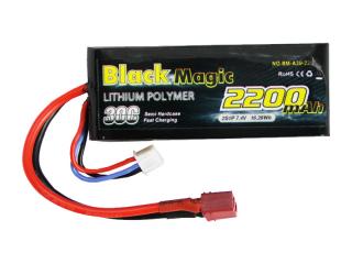 Black Magic LiPol Car 7.4V 2200mAh 30C Deans akkumulátor
