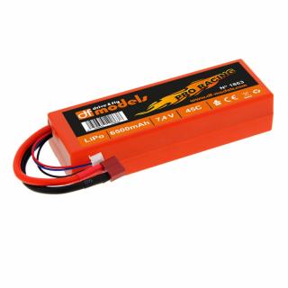 DF models: LiPo Akkumulátor 7,4 V / 6500 mAh - 45C Pro Racing T-Dean