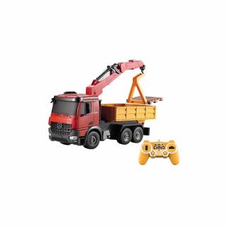 DOUBLE E: RC teherautó daruval Mercedes-Benz Arocs 1:20