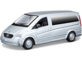 Fém autómodell Bburago Mercedes-Benz Vito 1:32 szürke metál