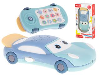 Gyermek telefon projektorral 2 az 1-ben - Kék autó