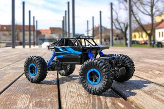 HB RC autó ROCK CRAWLER 4WD 2.4 GHz 1:18 kék