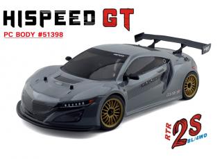 HSP: RC Autó GT PRO 1:10 2,4 GHz Brushless On-road