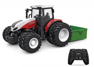 Huina (H-Toys): Mezőgazdasági távirányítós traktor 1:24 konténerrel, 2,4 GHZ, RTR