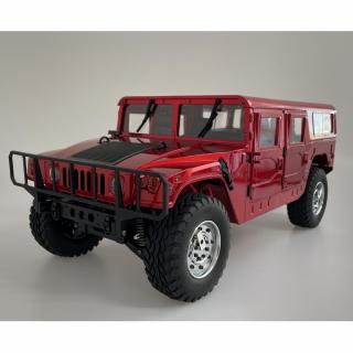 HUMMER H1 4WD, 1:10, 2,4 GHz, PROFIMODEL, RTR, piros