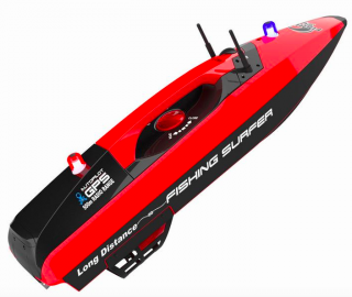 Joysway: Fishing Surfer GPS 2,4 GHz-es RTR csónak - piros