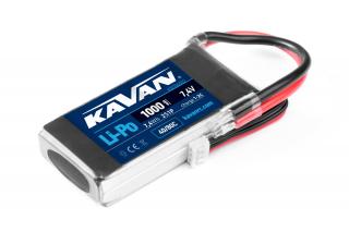 KAVAN: Li-Po akkumulátor 1000mAh/7.4V 40/80C 7.4Wh