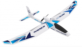 KAVAN: RC repülőgép Beta 1400 RTF motoros vitorlázó - kék