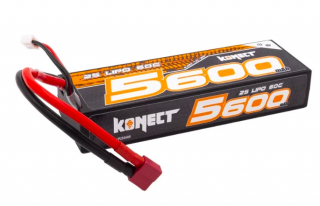 KONECT: LiPo akkumulátor 5600mah 7,4V 60C 2S1P 41,4Wh (T-Dean)