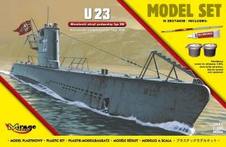 MIRAGE:  U23  IIB típusú német tengeralattjáró modellkészlet
