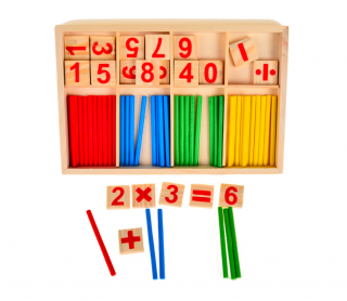 Montessori oktatási készlet, számok, alapműveletek