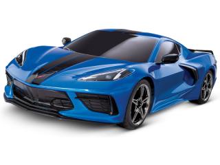 RC autó Traxxas Chevrolet Corvette Stingray 1:10 RTR Szín: kék