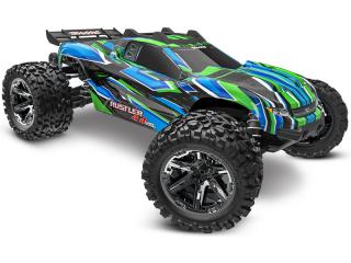 RC autó Traxxas Rustler 1:10 VXL HD 4WD RTR Szín: zöld