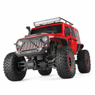 RC lánctalpas autó Jeep Wrangler 4WD 1:10 LED világítás RTR
