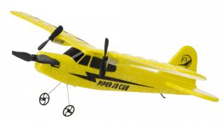 RC repülőgép FX803 Piper J-3 CUB 2,4Ghz 2CH RTR Szín: sárga