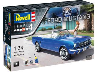 Revell: GiftSet Ford Mustang 60th Anniversary autómodell (1:24)