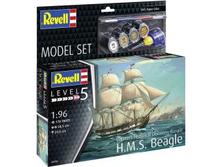 Revell: Műanyag modellkészlet hajó 65458 - HMS Beagle 1:96