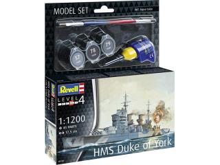 Revell: Műanyag modellkészlet hajó - Battleship HMS Duke of York (1:1200)