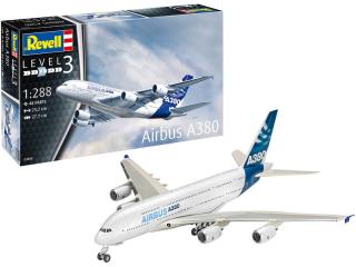 Revell: Műanyag modellkészlet repülőgép 63808 – Airbus A380 (1:288)