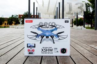 Syma: Drón X5HW FPV, BAROMÉTER, 2.4GHZ WI-FI,KAMERA, iránytű Szín: fehér