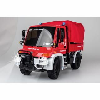 Tamiya-Carson: RC távirányítós tűzoltó autó MB Unimog U300 1:12
