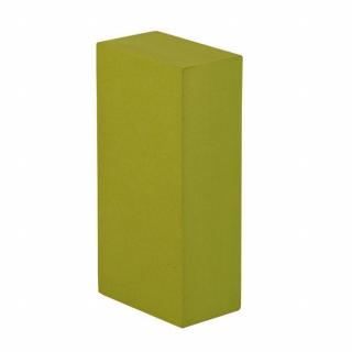 BODHI Asana Brick habszivacs jógatégla  22 x 11 x 6,6 cm Szín: olíva zöld