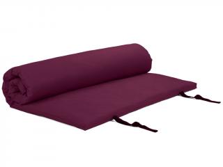 Bodhi Welltouch futon levehető huzattal - 6 rétegű  200*100*7 cm-től | 12 szín Méretek: 200 x 180 cm, Szín: padlizsán (aubergine)