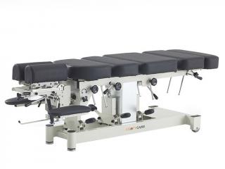 Coinfycare Chiro Premium ELT08F elektromos manuálterápiás kezelőágy  185*53 cm | 121 kg | szürke
