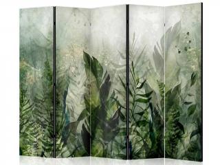 Fabulo 5-részes paraván - A levelek országa  172 x 225 cm | azonos minta a paraván mindkét oldalán