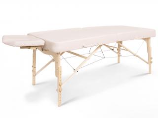 Fabulo Ayurveda összecsukható és hordozható favázas masszázságy  192*81 cm | 21 kg | 2 szín Szín: krém