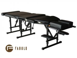 FABULO Chiro-180 hordozható manuálterápiás kezelőágy  180-190*55 cm | 21,7 kg | 4 szín Szín: fekete