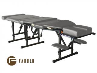 FABULO Chiro-180 hordozható manuálterápiás kezelőágy  180-190*55 cm | 21,7 kg | 4 szín Szín: szürke