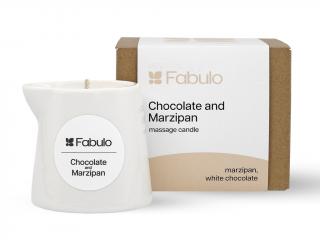 Fabulo masszázsgyertya - Csoki-marcipán  120 ml