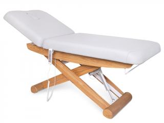 Fabulo Pax Basic fűthető elektromos wellness ágy LED világítással  198*74 cm | 91 kg | világos szürke