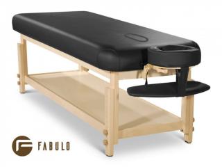 FABULO Spa Lux V1 Set favázas fix masszázságy  192*76 cm | 30 kg | 3 szín Szín: fekete