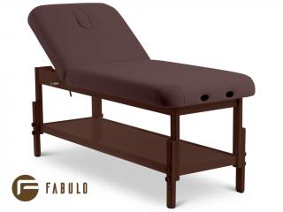 FABULO Spa Lux V2 Dark Set favázas fix masszázságy  192*76 cm-től | 33 kg | 2 szín Ágy szélessége: 76 cm, Kárpit színe: csokoládé
