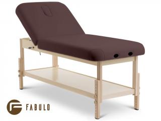 FABULO Spa Lux V2 Set favázas fix masszázságy  192*76 cm-től | 33 kg | 2 szín Ágy szélessége: 76 cm, Kárpit színe: csokoládé