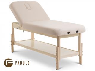FABULO Spa Lux V2 Set favázas fix masszázságy  192*76 cm-től | 33 kg | 2 szín Ágy szélessége: 76 cm, Kárpit színe: krém