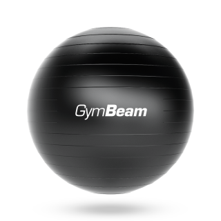 GymBeam FitBall fitnesz labda - Ø 85 cm  + Ajándék: pumpa Szín: fekete