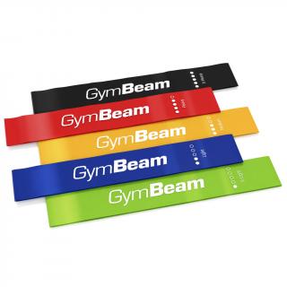 GymBeam Resistance 5 Set erősítő gumiszalag szett