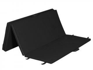 HABYS® összecsukható négyrészes matrac Méretek: 200 x 120 x 3 cm, Szín: fekete (#15) - Vinyl Flex