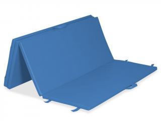 HABYS® összecsukható négyrészes matrac Méretek: 200 x 120 x 3 cm, Szín: kék (#23) - Vinyl Flex