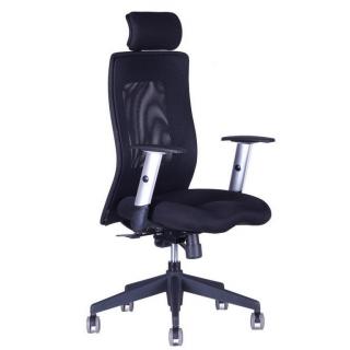 OfficePro Calypso XL ergonomikus irodai szék Fejtámla: fejtámlával együtt, Szín: fekete