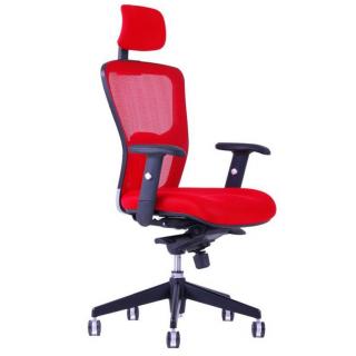 OfficePro Dike ergonomikus irodai szék Fejtámla: fejtámlával együtt, Szín: piros
