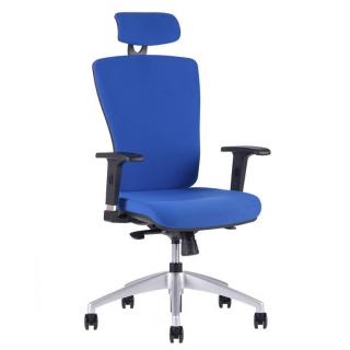 OfficePro Halia ergonomikus irodai szék Fejtámla: fejtámlával együtt, Szín: kék