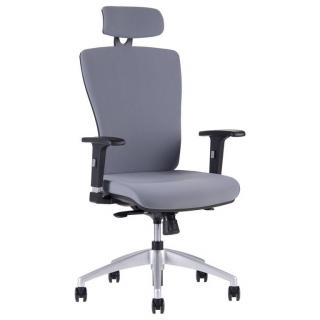 OfficePro Halia ergonomikus irodai szék Fejtámla: fejtámlával együtt, Szín: szürke