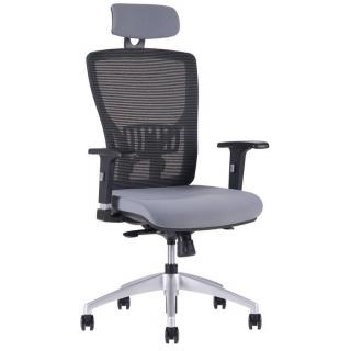 OfficePro Halia Mesh ergonomikus irodai szék Fejtámla: fejtámlával együtt, Szín: szürke