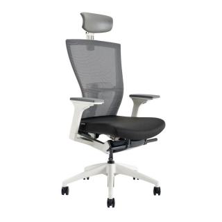 OfficePro Merens White ergonomikus irodai szék  3 szín Fejtámla: fejtámlával együtt, Szín: fekete