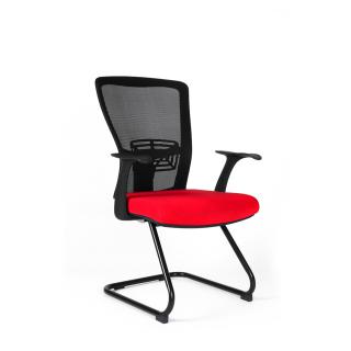 OfficePro Themis Meeting ergonomikus irodai tárgyalószék  4 szín Szín: piros